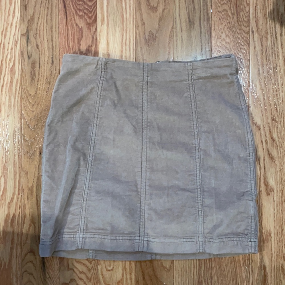 Free people corduroy skirt never worn